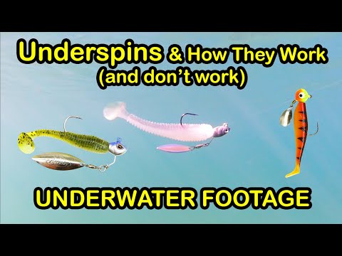 Underspin Fishing Lure Tips, How They Work Underwater, How to Fish Underspins