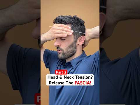 Part 2 of 2 — Got Head & Neck Tension? Watch this to find out how to release Fascia! #fascia #tmj
