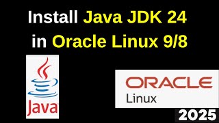 Download the video "How to Download and Install Java JDK 24 on Oracle Linux step by step guide | 2025 Updated"