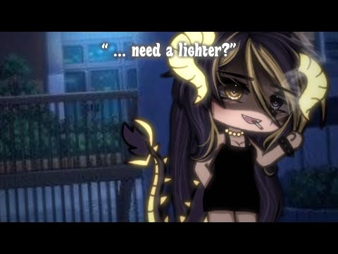 ❛ need a lighter? • gacha life • meme • not og • read desc ༉‧₊˚