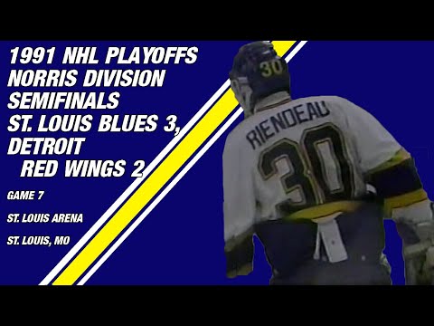 Detroit Red Wings at St. Louis Blues: Game 7, 1991 Norris Semifinals