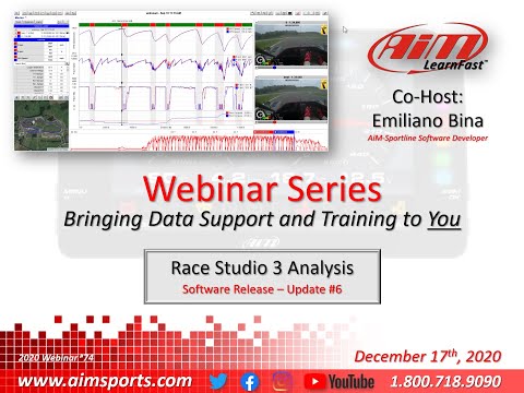 1-74 Race Studio 3 Analysis Update #6 - Live Webinar with Emiliano Bina - 12/17/2020