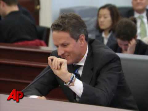 Geithner Gets Testy With Congressman