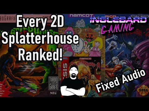 Every 2D Splatterhouse Game Ranked FIXED AUDIO |TurboGrafx16 | Sega Genesis | Mega Drive | Famicom