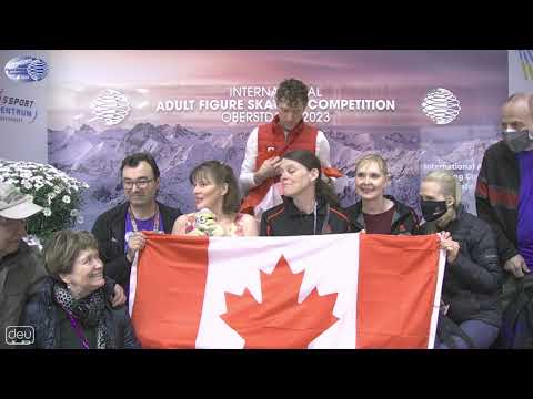 Silver Woman III Artistic - ISU International Adult Figure Skating Comp 2023 Oberstdorf Germany