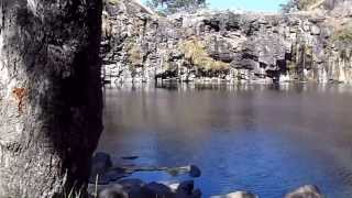 preview picture of video 'Swimming with a snake at Turpins Falls, Victoria'