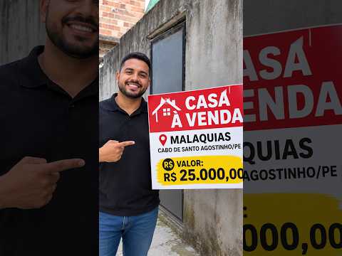 CASA À VENDA – MALAQUIAS | CABO DE SANTO AGOSTINHO/PE whatsapp 8186238855