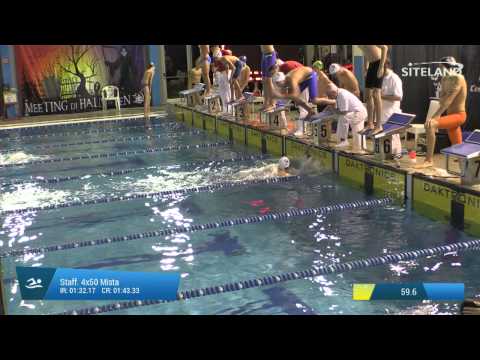 Serie 3 dei Staff. 4x50 Mista  Assoluti Maschi Agonisti - Meeting di Halloween 10Trofeo citta' di R