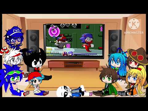 The GLITCH GANG reacts to fnf SpeedFunk and Gamebreaker