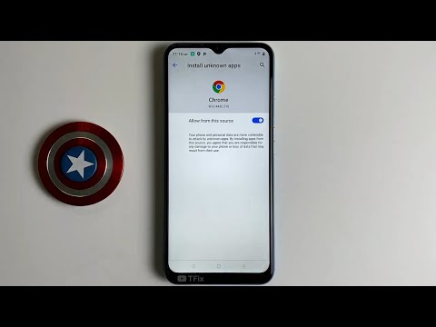 How to enable/disable Install unknown APK apps on Realme C25Y Android 11