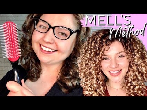 DENMAN BRUSH on WAVY Hair! Manes by Mell's Styling...