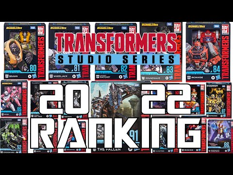 The BEST Year For Studio Series YET?! Transformers STUDIO SERIES 2022 End Of Year RANKING