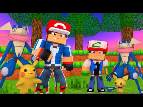 Minecraft- Pokemon X Y - ASH vs FILHO DO ASH #14