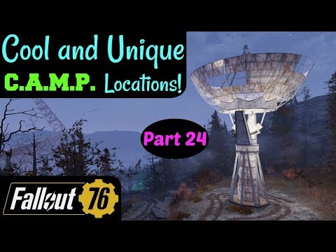 Fallout 76: Cool and Unique C.A.M.P. Locations! Part 24