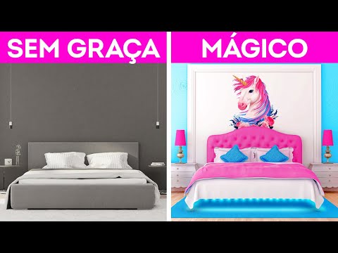 REFORMAS INCRÍVEIS DE QUARTOS || IDEIAS DE DECORAÇÃO DE BAIXO CUSTO
