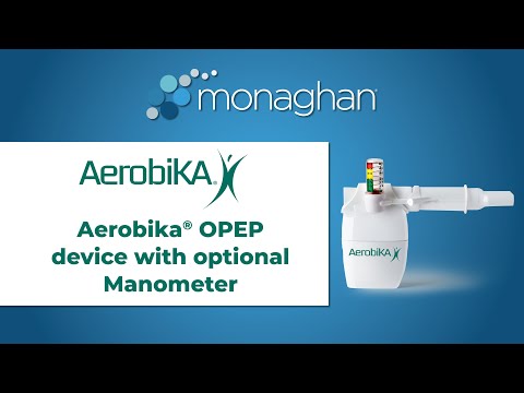 Aerobika® OPEP device with optional Manometer - Monaghan Medical Corporation