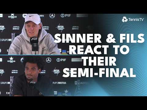 Jannik Sinner & Arthur Fils React To Their Madrid Semi-Final! 🗣️