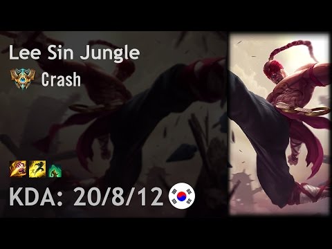 Lee Sin Jungle vs Graves - Crash - KR Challenger Patch 6.21