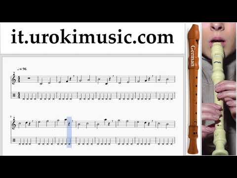 Corso di Flauto Dolce G. Luis Fonsi, Demi Lovato - Échame La Culpa Tablature Tab Parte#1 Esercita