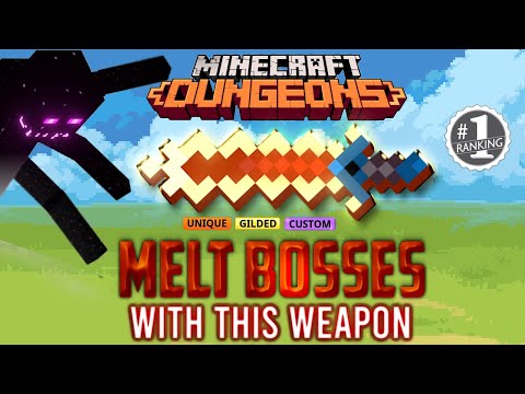 The Ultimate Boss Melter:  The Mechanized Sawblade in Minecraft Dungeons!
