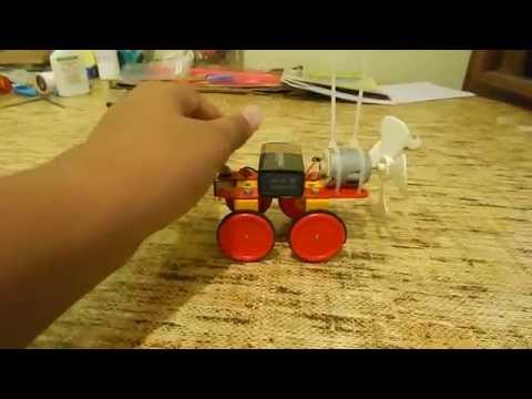 fan toy car (do it yourself)