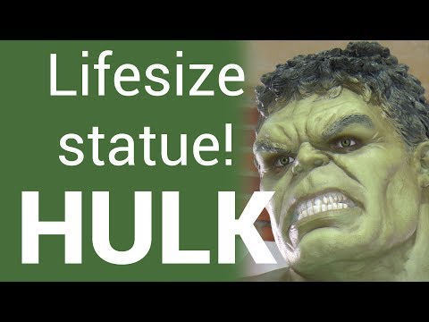 Lifesize HULK statue by Muckle Mannequins - FullHD