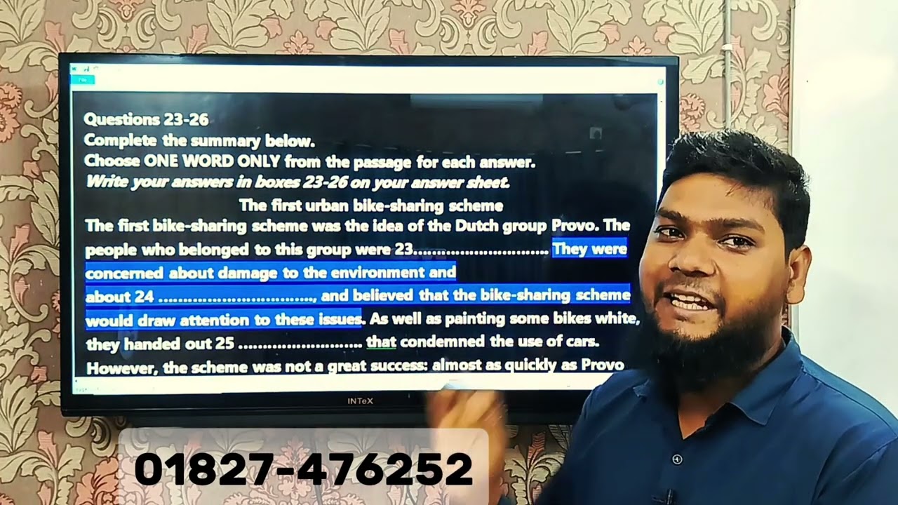IELTS Reading এ প্রশ্নের মধ্যেই প্রশ্নের উত্তর।