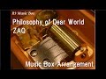 Philosophy of Dear World/ZAQ [Music Box] (Anime ...