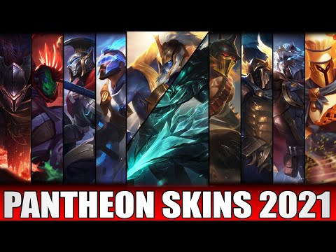 ALL PANTHEON SKINS - Including Ascended Pantheon Prestige Edition & Ruined Pantheon Skin Spotlight