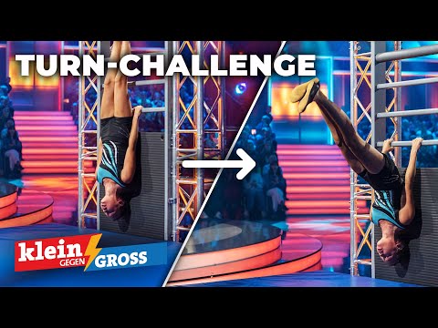 Kopfüber an der Sprossenwand: Emilia (14) vs. Olympiasiegerin Sanne Wevers | Klein gegen Groß