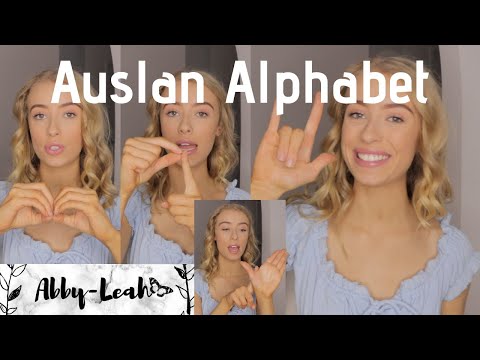 How to Sign Australian Sign Language Alphabet Video in Auslan