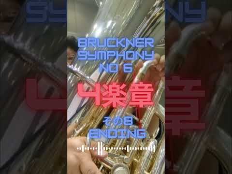 Bruckner Symphony No 6 4楽章その８ENDING　#shorts #tuba #bruckner