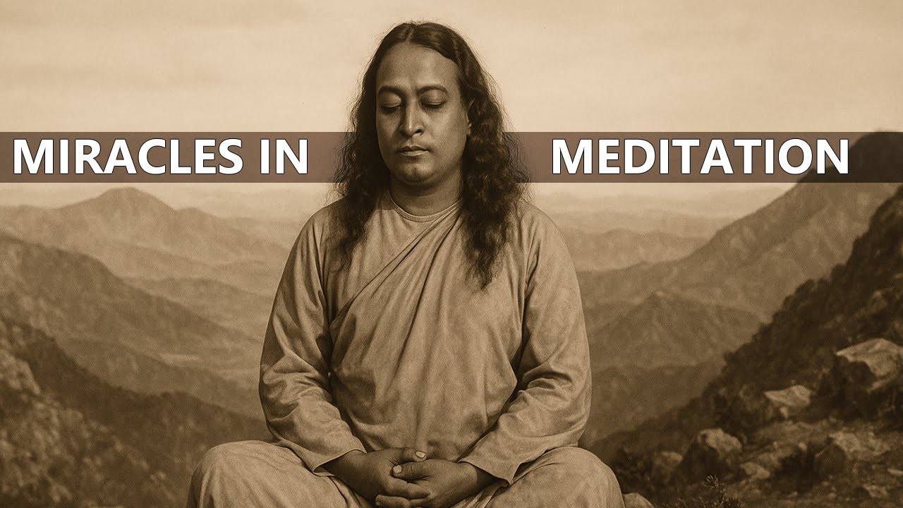 MIRACLES DURING THE JOURNEY OF MEDITATION - BY PARAMAHANSA YOGANANDA