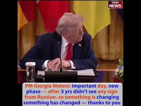 Finnish: past 2 weeks more progress than 3 yrs; PM Giorgia Meloni: new phase something has changed