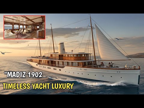 🚢 MADIZ (1902) YACHT TOUR – CLASSIC EDWARDIAN LUXURY AT SEA ⚓ TIMELESS MARITIME HISTORY ⛵
