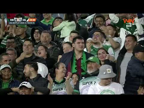 Andrés Correa scores a stunning goal for Cali against La Equidad, with Jotas Mantilla providing c...