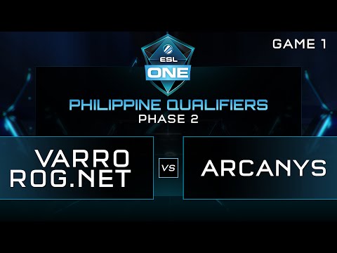 Varro.ROGnet vs Arcanys - ESL One Manila PH Qualifier - Game 1