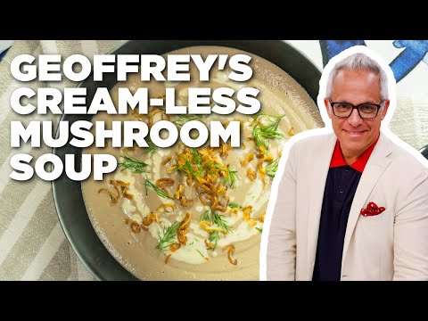 Geoffrey Zakarian's 5-Star Cream-less Mushroom Soup | The Kitchen | Food Network