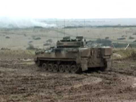 Sabre Tank in action