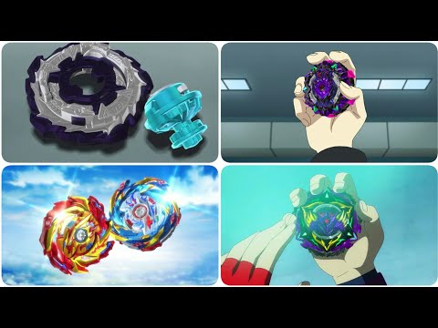Beyblade Burst Surge - All Creations and Upgrades of Beyblades