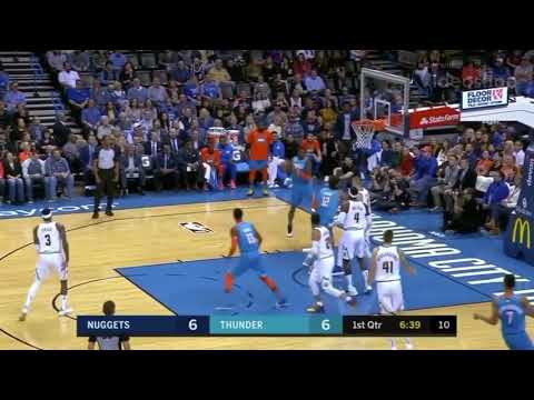 Jerian Grant Posterizes Nikola Jokic Thunder vs Denver - Nastyy