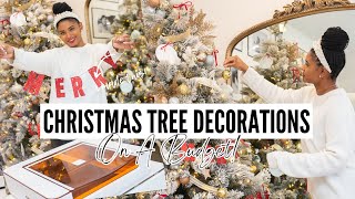 HOW TO DECORATE A CHRISTMAS TREE ON A BUDGET I DIY CHRISTMAS TREE DECORATIONS