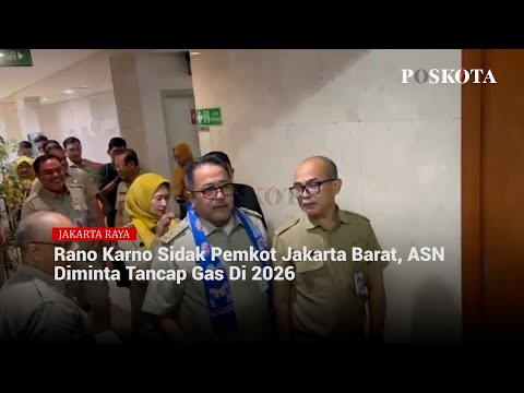 Wagub DKI Rano Karno Sidak Kantor Wali Kota Jakarta Barat