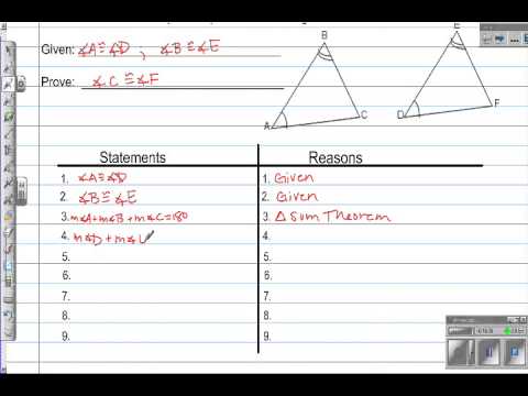 Third Angle Theorem Proof – Easy Peasy All-in-One High School
