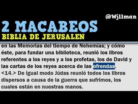 Libro de 2 Macabeos Completo   Biblia Católica de Jerusalén Hablada