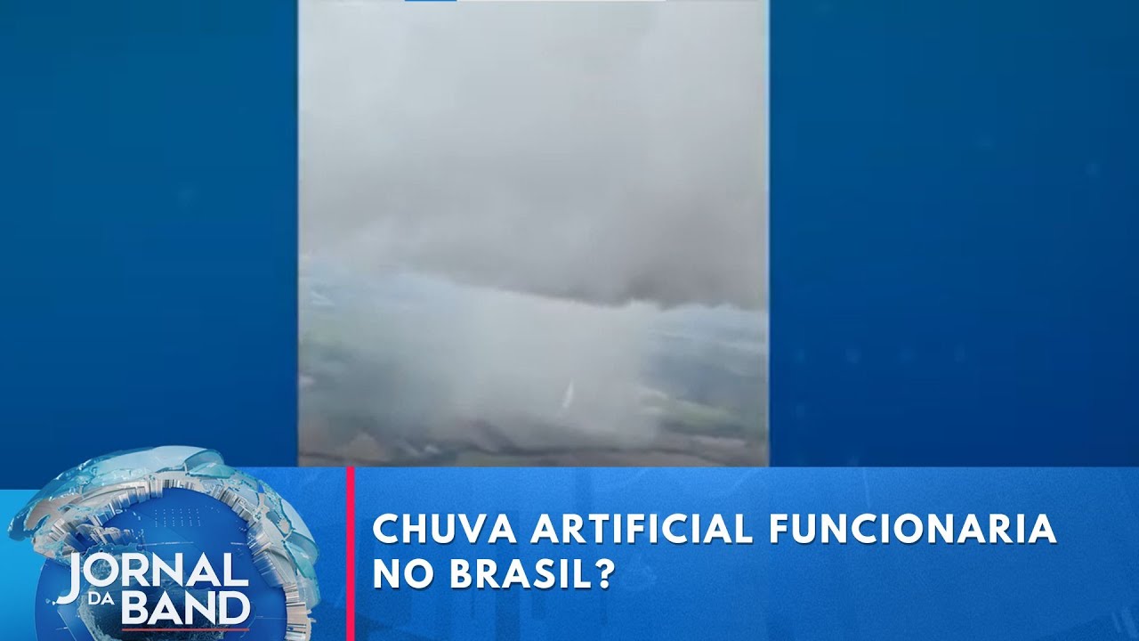 Chuva artificial funcionaria no Brasil? Técnica é usada em países desérticos | Jornal da Band