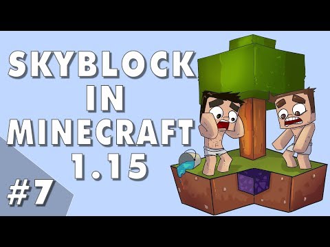 Easy Passive Mob Farm! - Skyblock In Minecraft 1.15: Episode #7