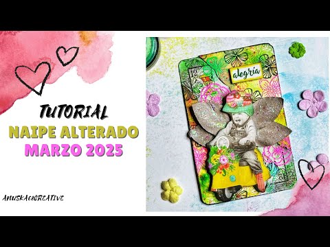 TUTORIAL: NAIPE ALTERADO CON RESTOS DE ATCS #playingcardart
