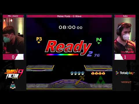 PML | Die222 (Marth) vs  Raikin (Sheik) - Smash Factor 9 Melee Singles Pools