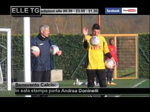ELLE TV - Benevento Calcio: parla Andrea Doninelli in vista del match con il Catanzaro